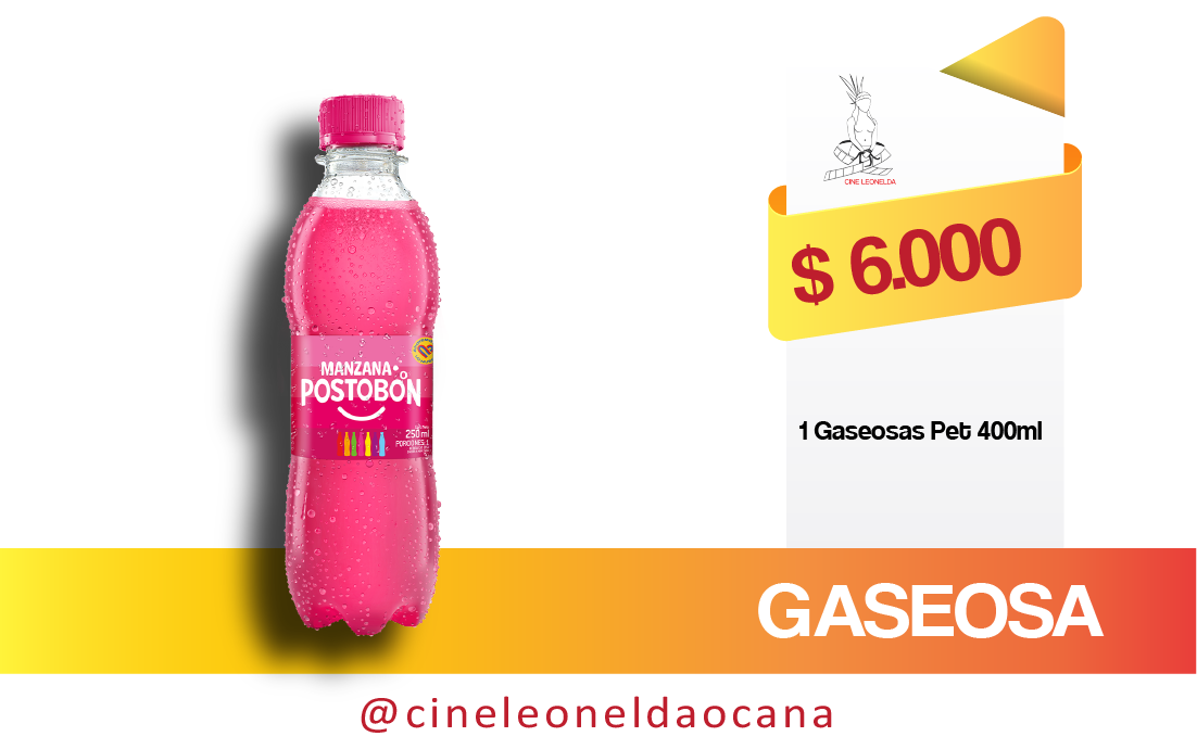 GASEOSA PET 400